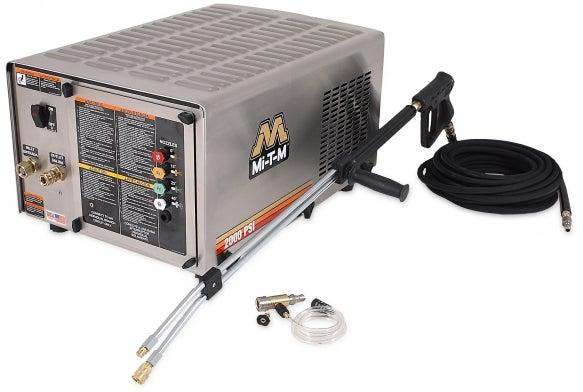 Mi-T-M CW-2004-SME1 CW Electric Series Power Washer - 2000 PSI @ 3.9 GPM, General Pump, Belt Drive - Ysert