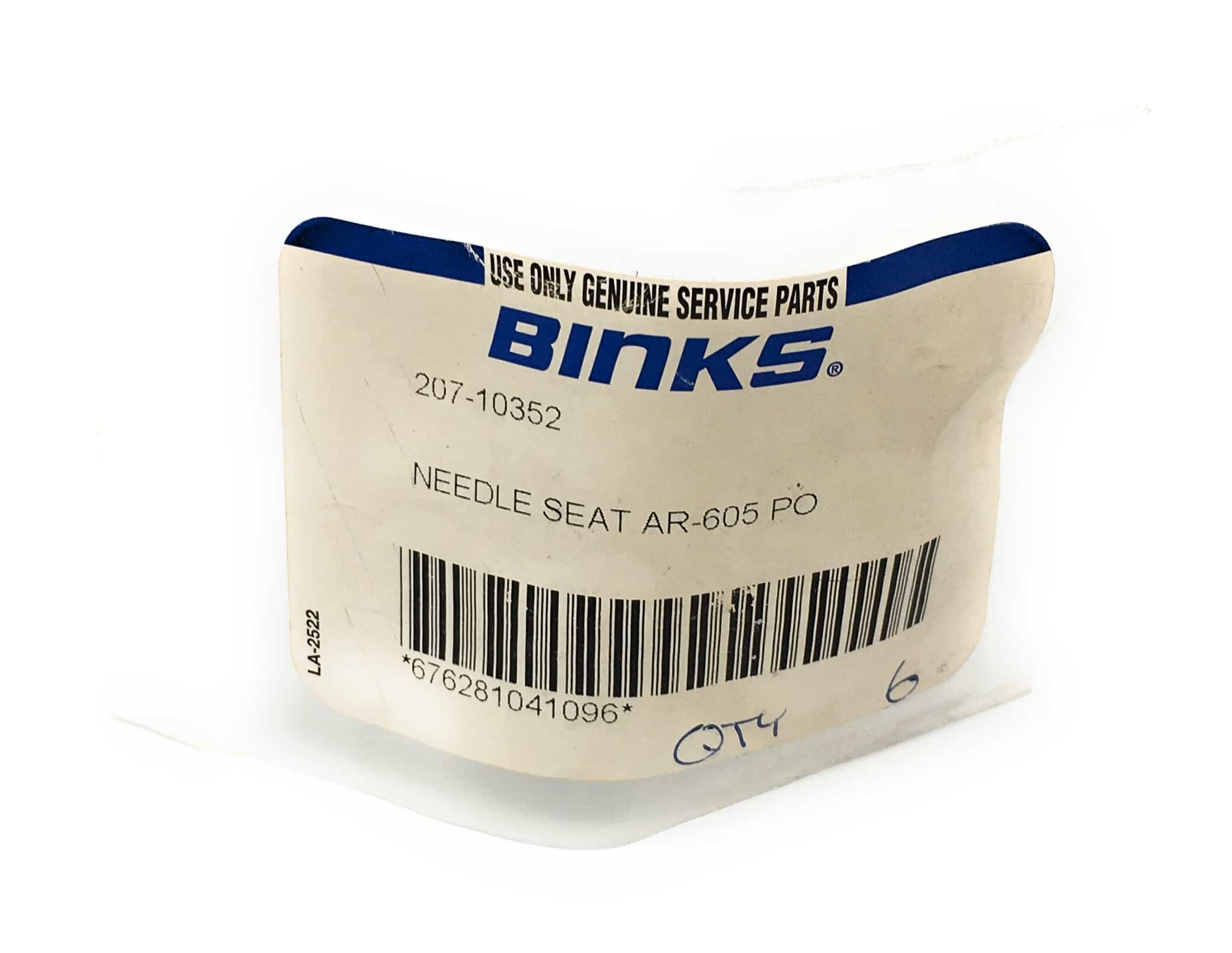 Binks 207-10352 Needle Seat AR-605 PO - Ysert