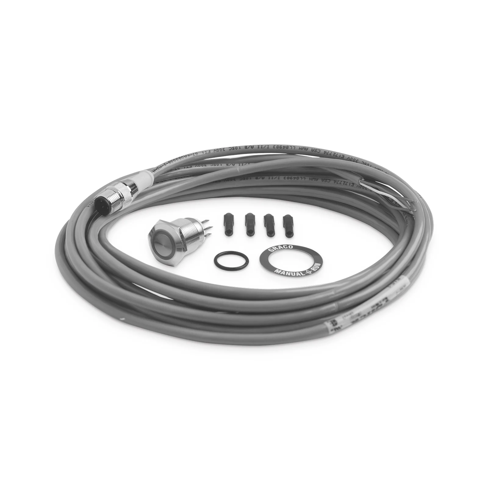 G-Series Pump Accessory - Remote manual monitoring light run kit–24 VDC, 90-240 VAC, includes 16 foot M12 cable - Ysert