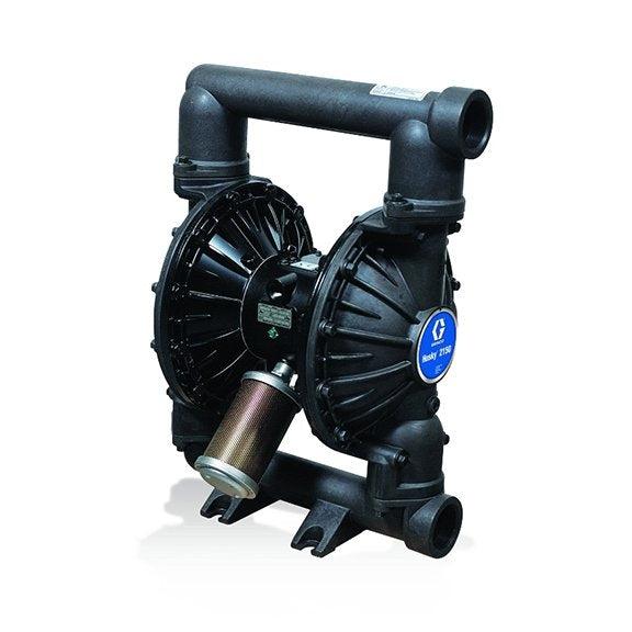 Graco Husky 2150 - 150 GPM - Aluminum (2 in. NPT) Standard Pump, Aluminum Center Section, Polypropylene Seats, Santoprene Balls & Santoprene Diaph - Ysert