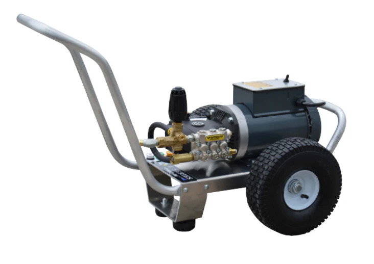 Pressure-Pro Eagle Series 1500 PSI @ 2.0 GPM 115V/1PH/18A/2.0HP Viper Pump Direct Drive K615 Motor Cold Water Electric Pressure Washer - Cart - Ysert
