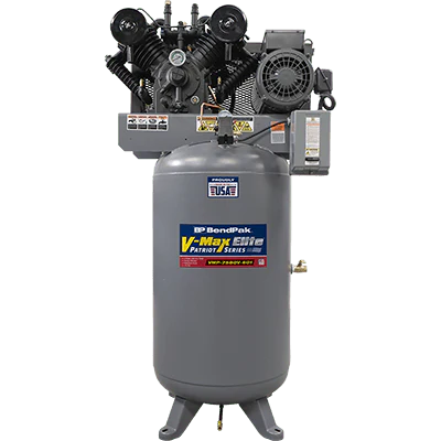 BENDPAK VMP-7580V-601 (5179112) 80-Gallon Vertical Tank 7.5 HP, 1 Ph V-Max Patriot Air Compressor - Ysert