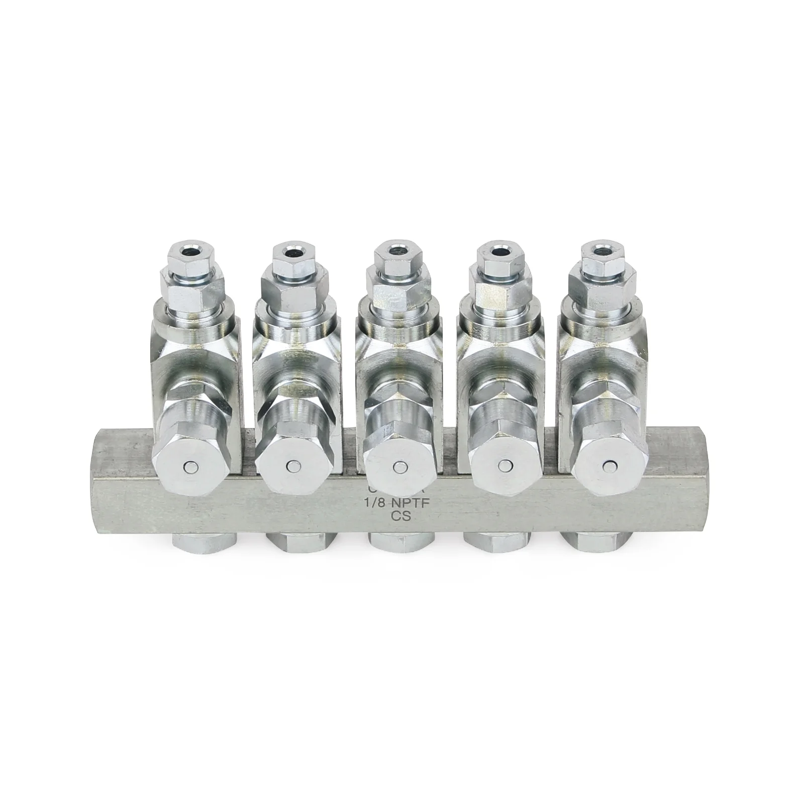 Graco GL-33™ Grease Injector, Stainless Steel, 5 Injector Manifold, 1/8 NPT x 1/8 - Ysert