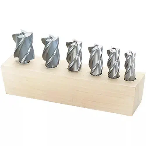 Grizzly G9892 - 6 pc. End Mill Set - 4 Flute, Small - Ysert