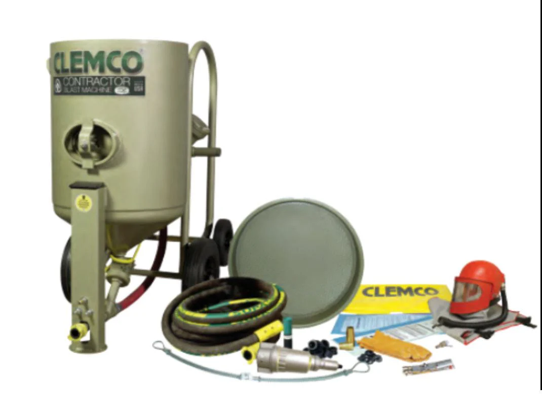 Clemco 6 cu ft Low Pressure (LP) Contractor Blast Pot Package - SaFety Gear - Ysert