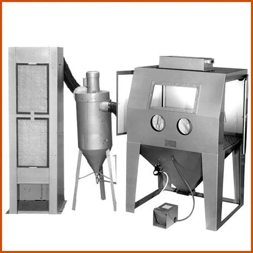 TRINCO DELUXE  Master Model 48X36 Split Level w/ 600 CFM Abrasive Separator & Two Large Side Doors - Ysert