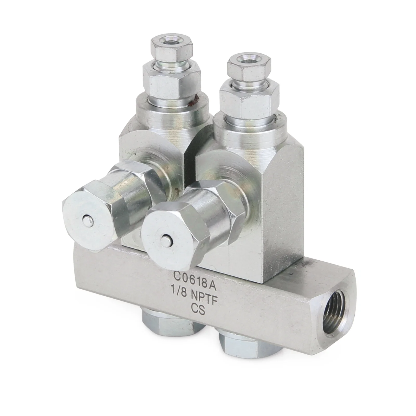 Graco GL-33™ Grease Injector, Stainless Steel, 2 Injector Manifold, 1/8 BSPP x 6 mm - Ysert