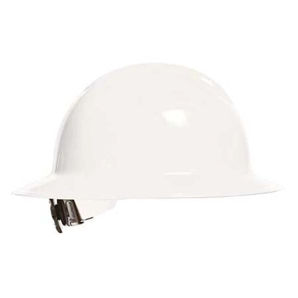 Bullard Full Brim Hard Hat, Type 1, Class E, Ratchet (6-Point) (White) - 20/pk - Ysert