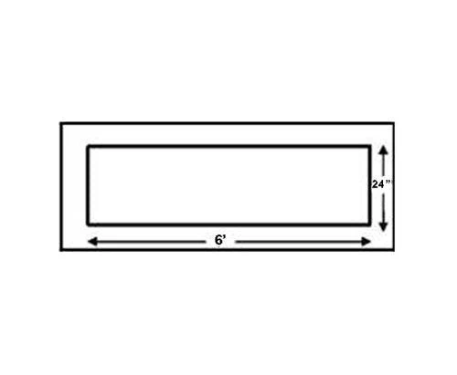 NEWSTRIPE 72 Inch Stop Bar 24 Inches Wide - Ysert