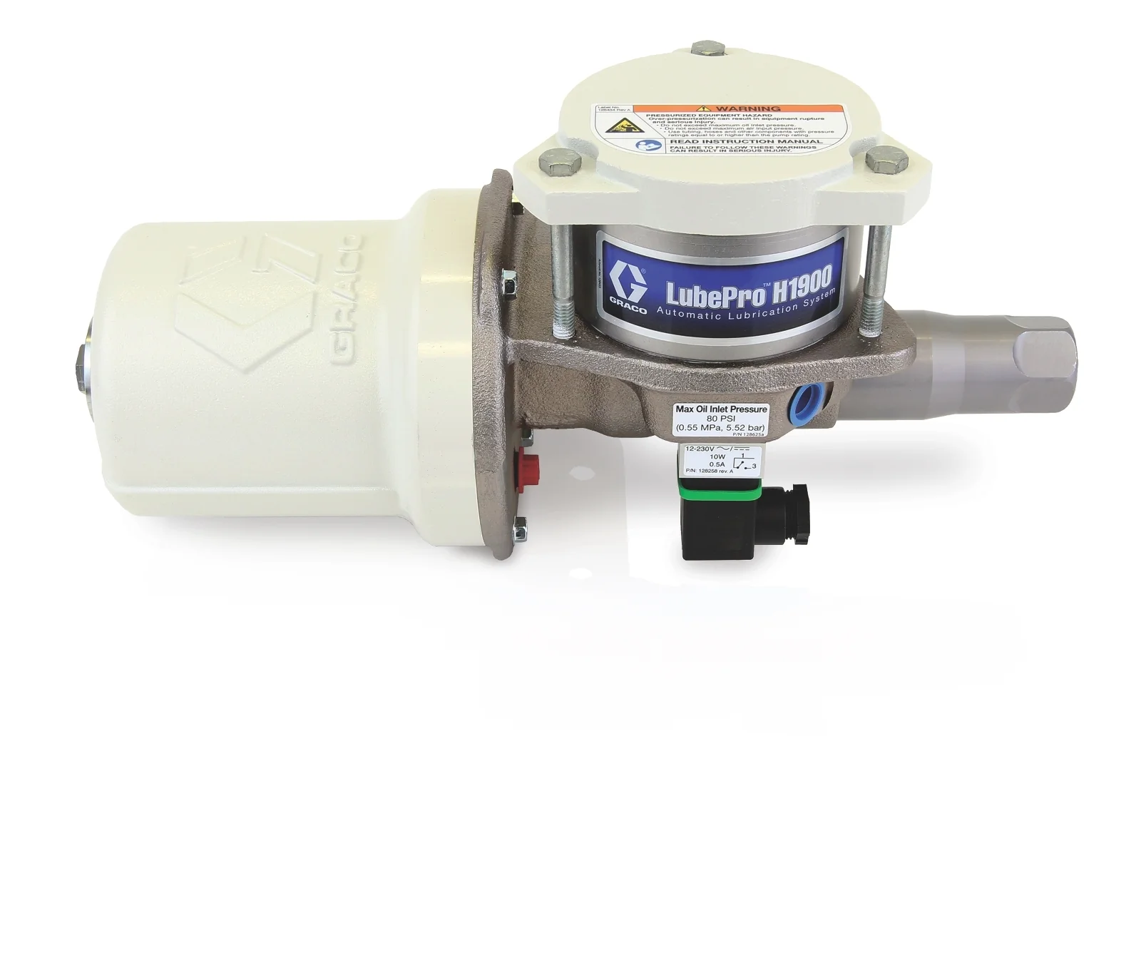 Graco LubePro™ H1900 Horizontal Oil Pump, Low Level - BSPP - Ysert
