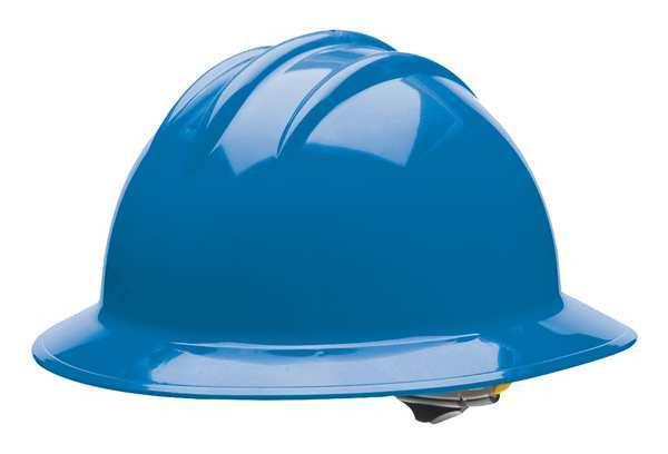 Bullard Full Brim Hard Hat, Type 1, Class E, Ratchet (6-Point) (Blue) - Ysert