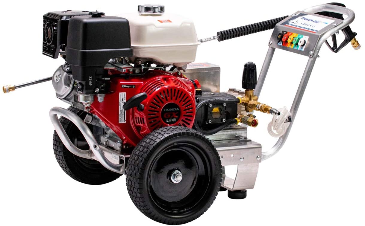 Pressure-Pro 4200 PSI @ 4.0 GPM Viper Pump Belt Drive Honda Engine Cold Water Gas Pressure Washer - Ysert