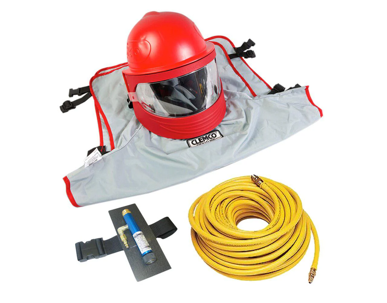 Clemco 24211 Apollo 600 HP w/ 50 ft. Respirator Hose & Cool-Air Tube (CAT) - Ysert
