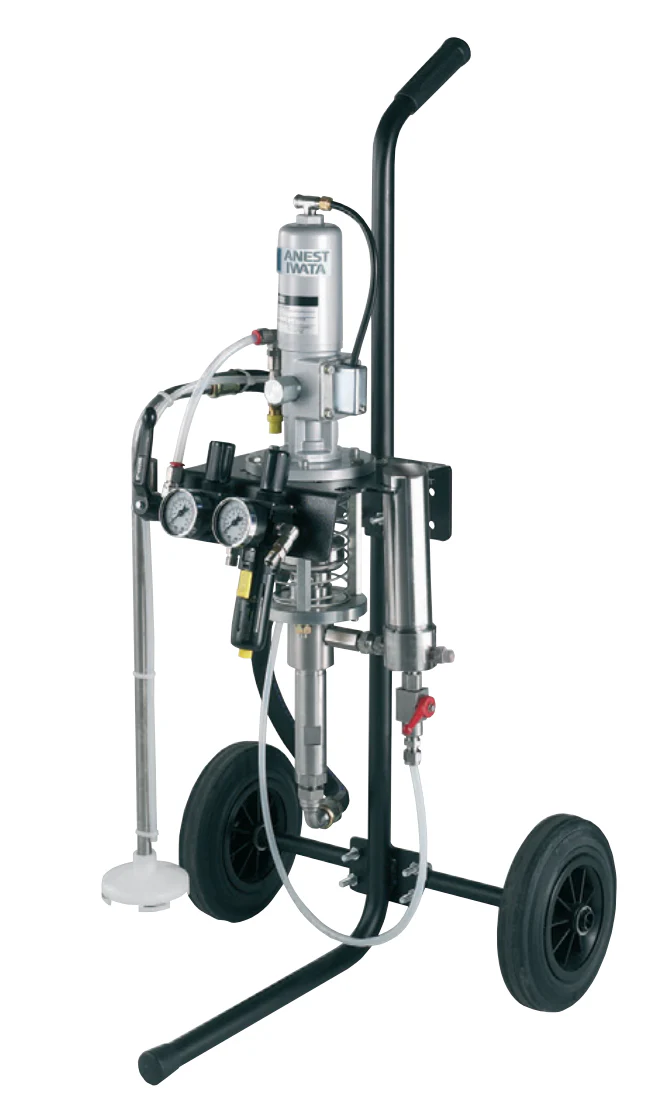IWATA 7168 MSU MSU113N-SYS 13:1 MSU Multi Spray - Cart Mount w/ Gun & Hoses - Ysert