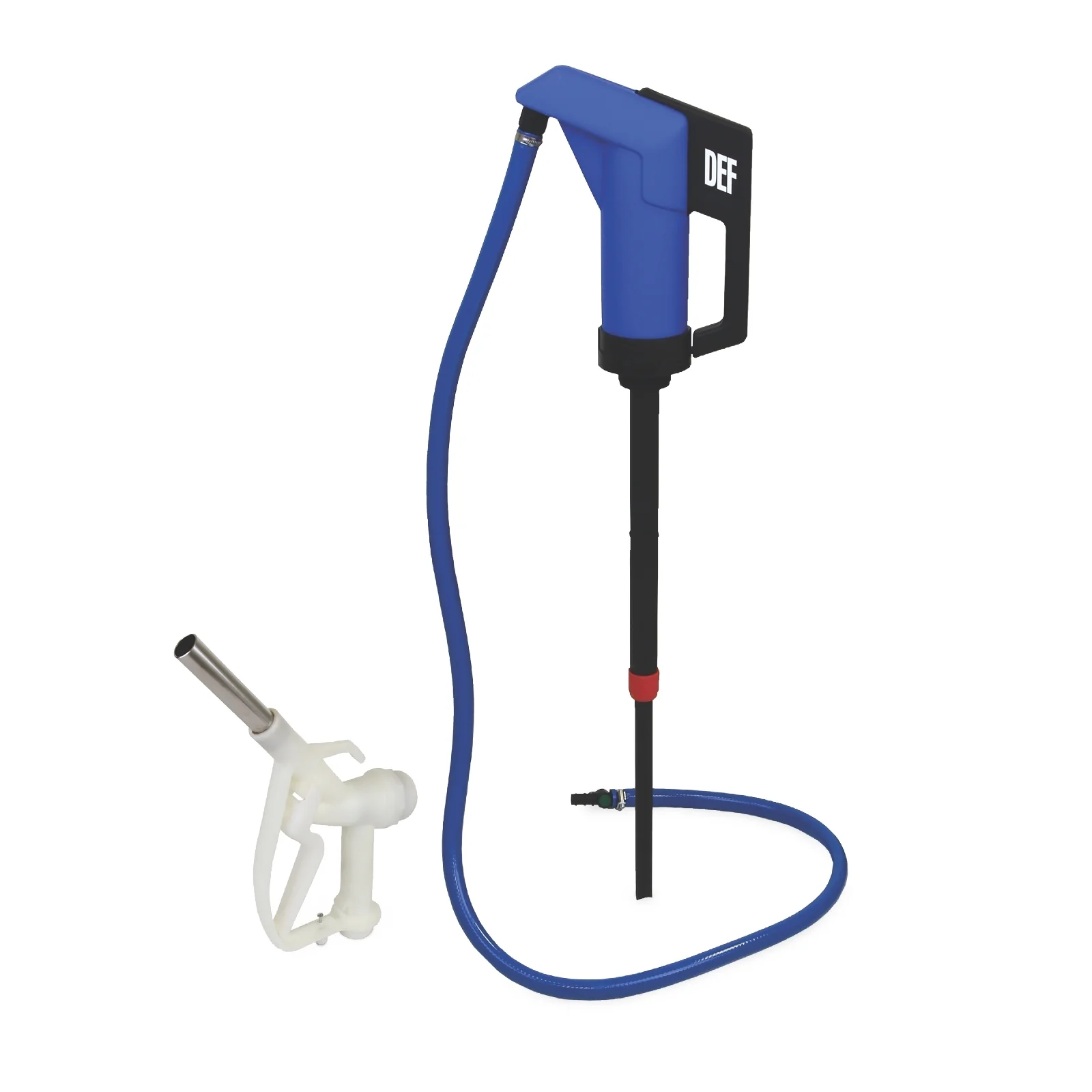 LD™ Blue DEF Hand Pump, 6 ft. Dispense Hose with Ball Valve, Drum Length Adjustable Down Tube, LD manual nozzle - Ysert
