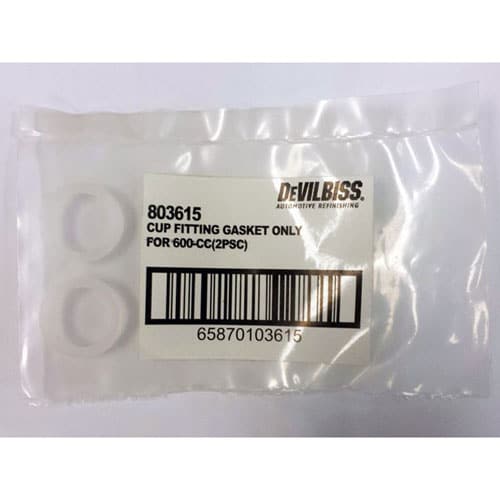 DeVilbiss Straighline® Cup Fitting Gasket Kit - Ysert