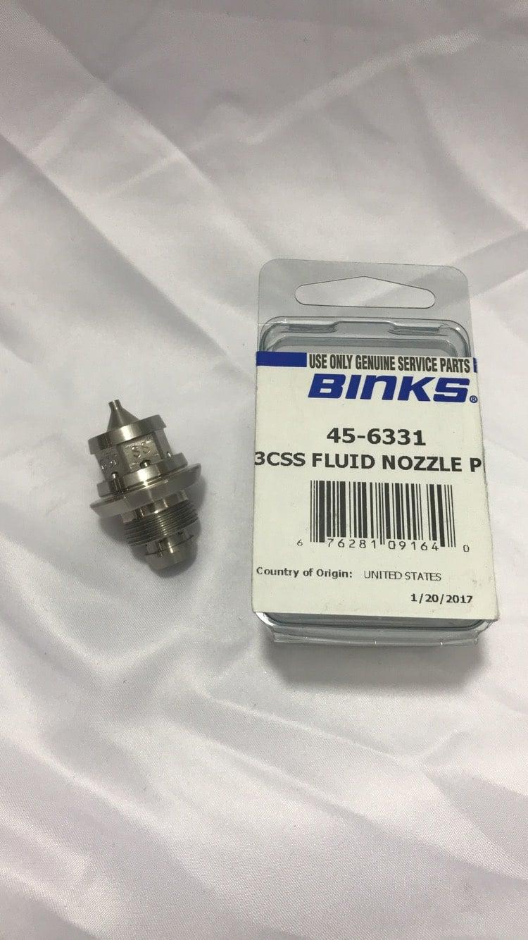 Binks 45-6331 63CSS Fluid Nozzle (1.3mm) - Ysert