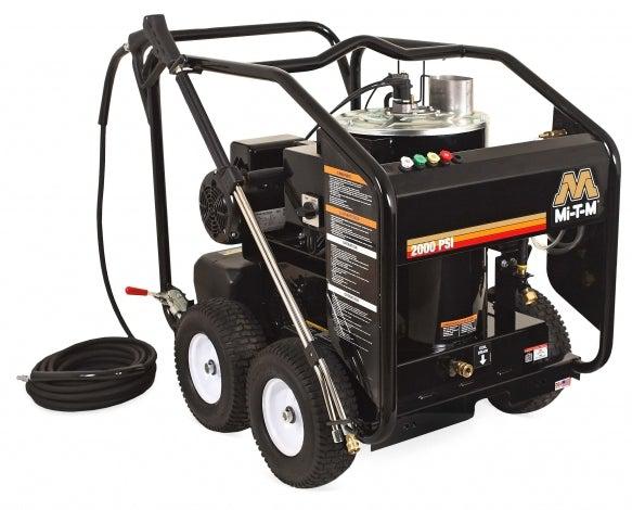Mi-T-M HSE Series Power Washer - 2500 PSI @ 3.2 GPM, Hot Water, General Pump, Belt Drive - Ysert