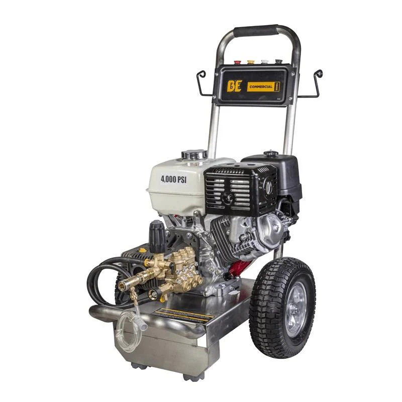 BE 389cc Honda Engine 4000 PSI @ 4.0 GPM External Unloader Pressure Washer - CAT 66DX40GG1 PUMP - Ysert