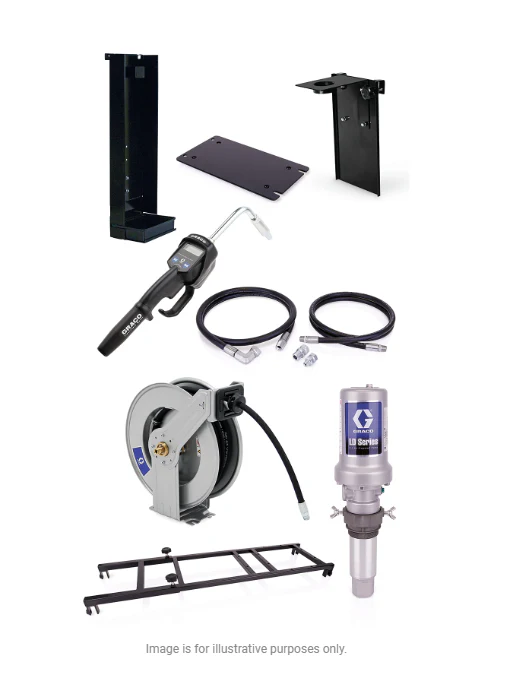 Graco 24H892 Ld Series 5:1 275 Gallon (1040 Liter) Stationary Oil Pump Package - Manual Meter Type - Ysert