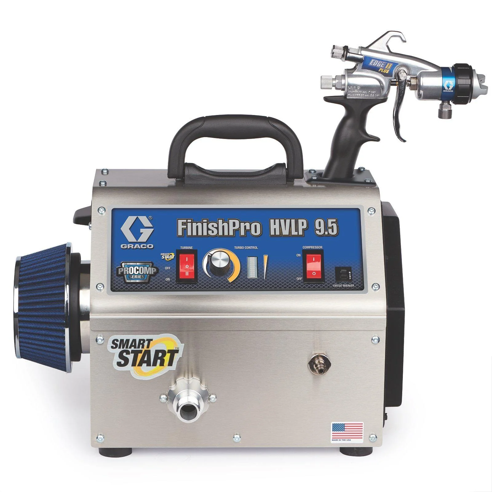 Graco Finish Pro ProComp Series HVLP 9.5 5 Stage HVLP Turbine Sprayer - Ysert