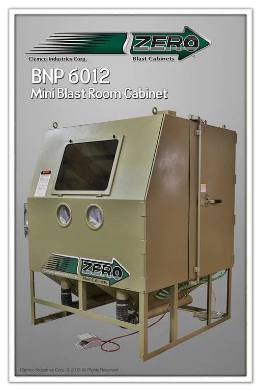 Clemco BNP 6012 & 7212 Mini Blast Suction Cabinet - Ysert