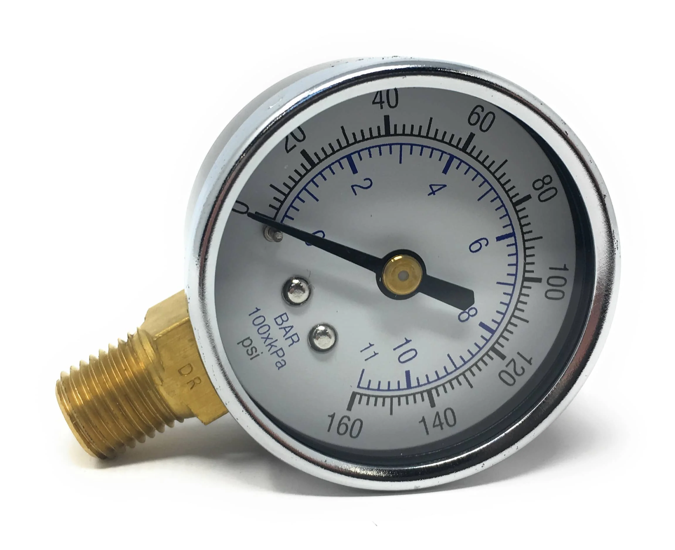 Devilbiss GA-288 Gauge 0-160 BTM 1/4 NPT-M - Ysert