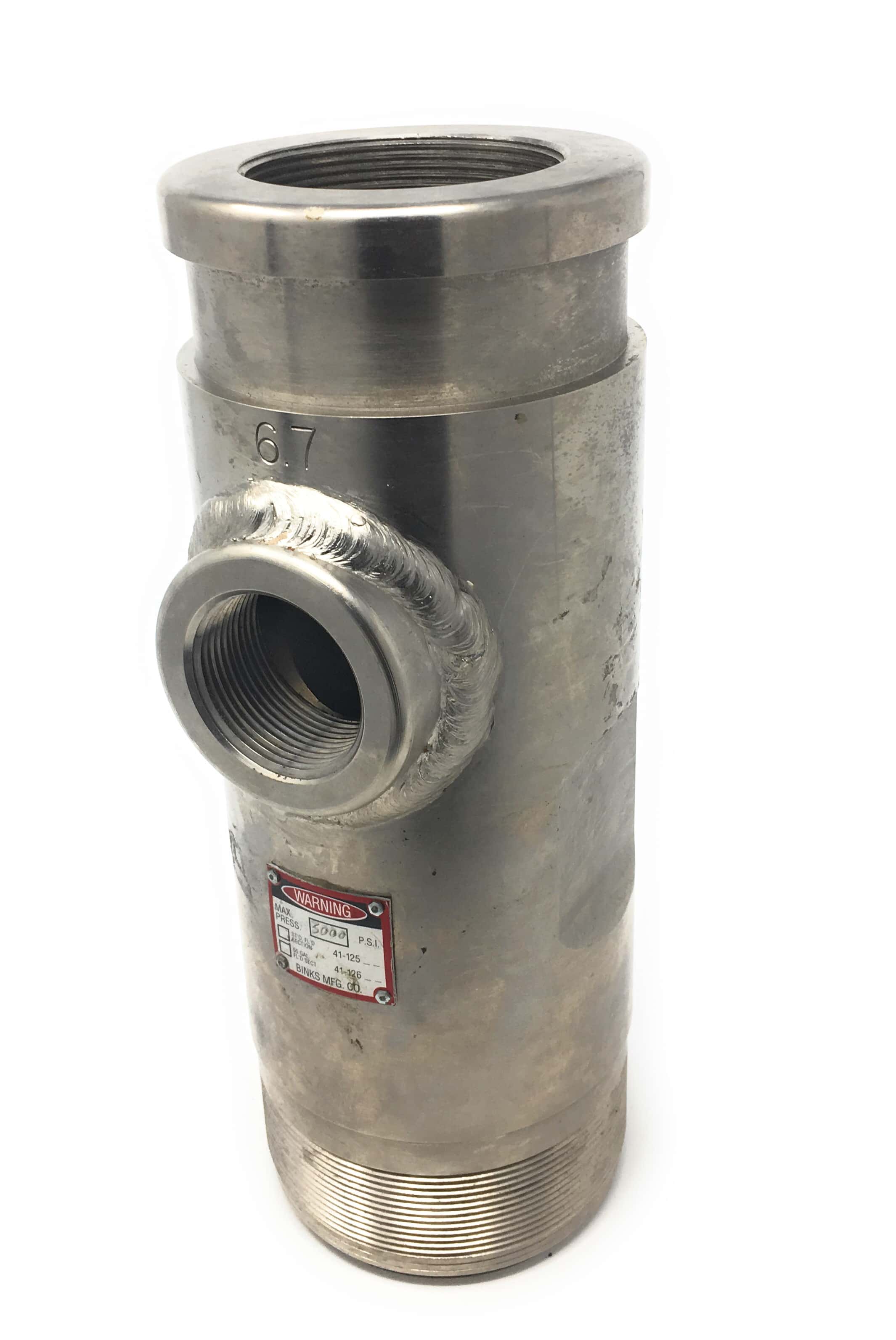 Binks 41-12550 Upper tube assembly - Ysert
