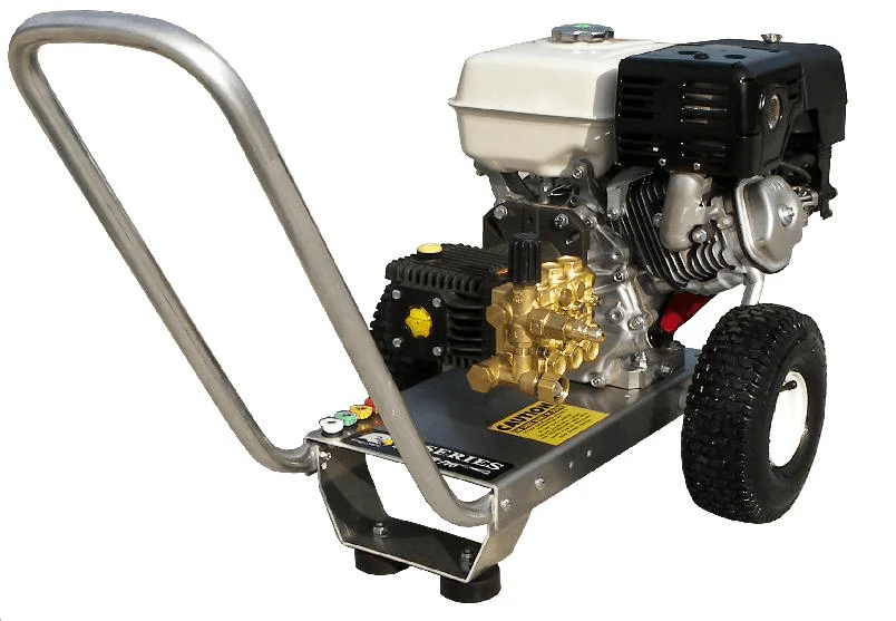 Pressure-Pro Eagle II 4000 PSI @ 4.0 GPM AR Pump Direct Drive Gas Honda Engine Cold Water Pressure Washer - Cart - Ysert