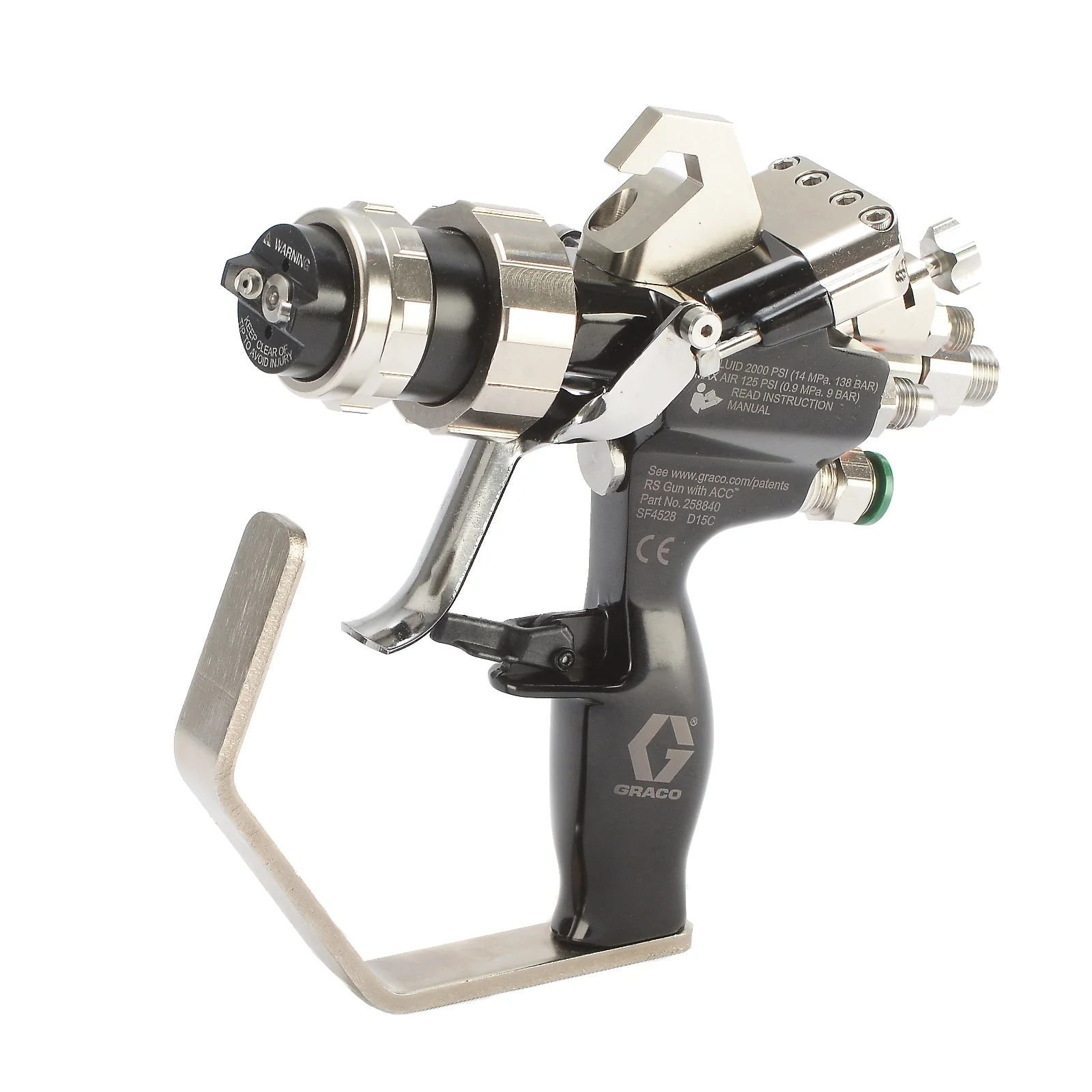 Graco RS External Mix Gel Coat Gun with Tip - Ysert