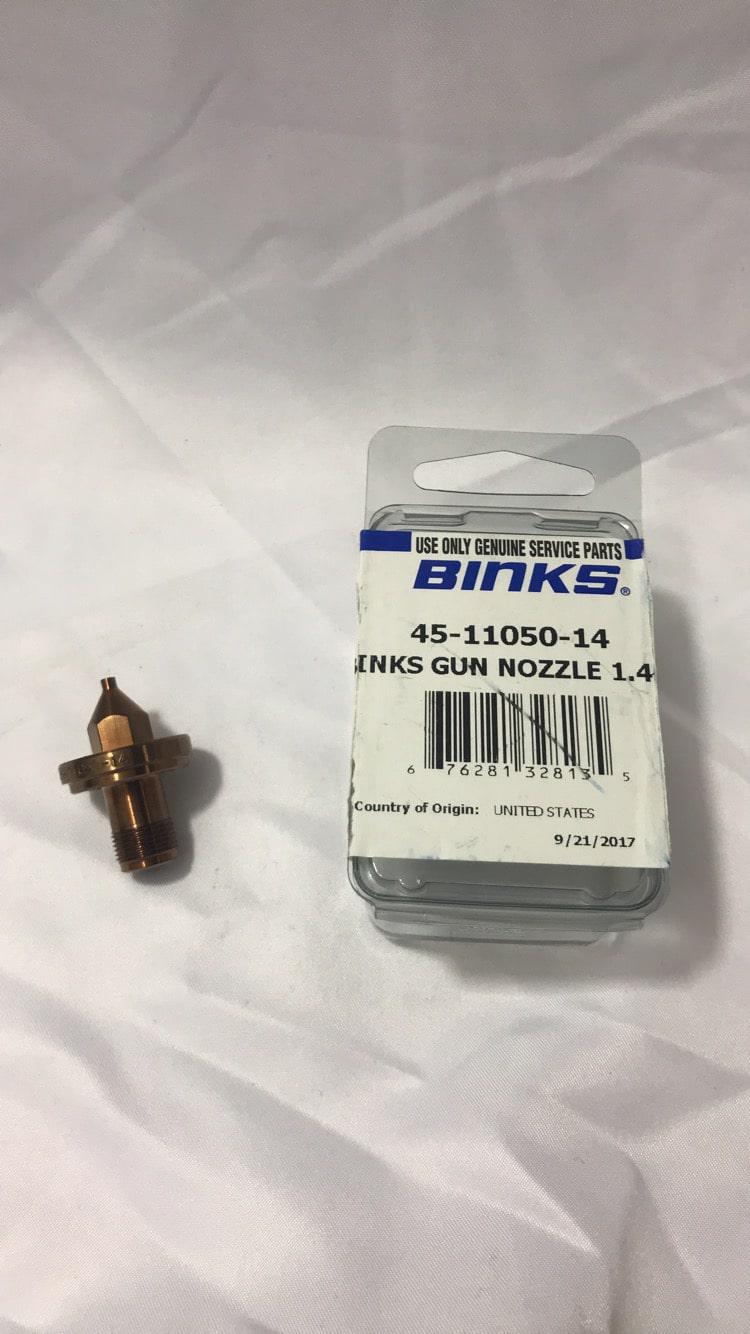 Binks 45-11050-14 Fluid Cap (1.4mm) - Ysert