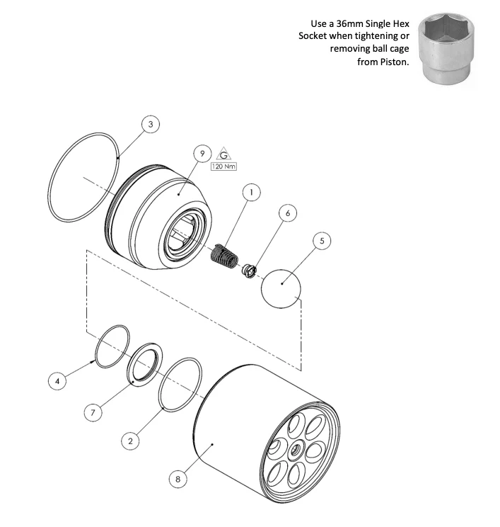 Binks - 193653 BALL CAGE - Ysert