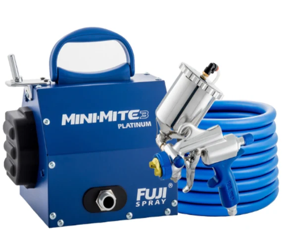 Fuji Mini-Mite 3 PLATINUM - GXPC Gravity Feed Systems w/ 400cc Aluminum Cup & 1.4 mm Air Cap - Ysert
