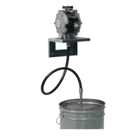 BINKS DX200 1:1 Aluminium Body Diaphragm Pump w/ 1 Pump Control / 1 Gun Air Control & Agitator - Pail Mounting - Ysert