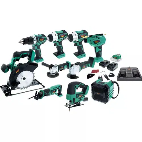 Grizzly PRO T30309 - 20V 11-Tool Master Kit - Ysert