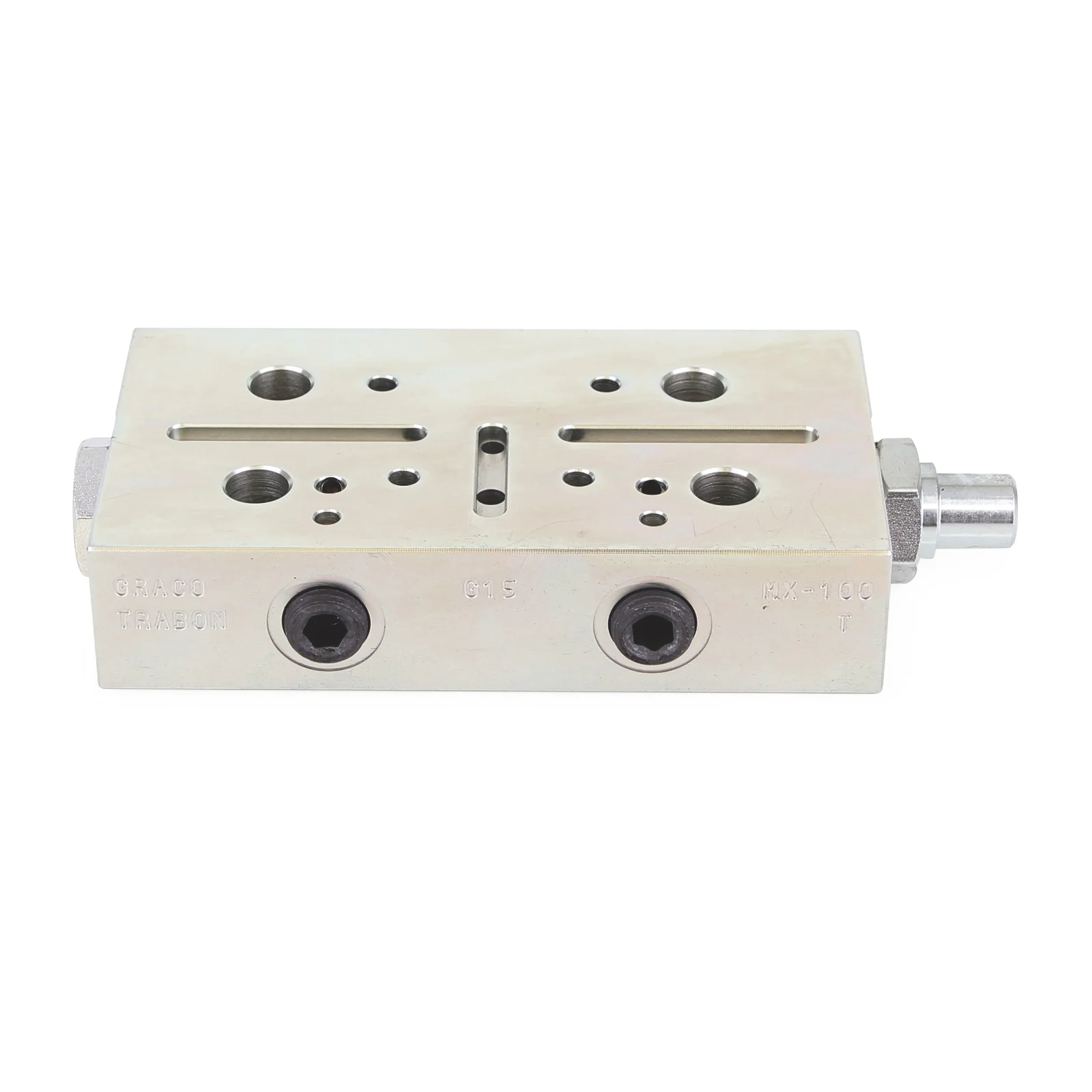 Graco Trabon® MX Divider Valve with Right Hand Cycle Pin Indicator - MX-100T - 1.64 cm³ (0.100 in.³) - Ysert