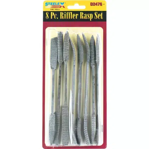 Steelex D2476 - 8 pc. Riffler Set - Ysert