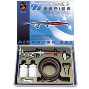 HS-SET Single Action Airbrush Set with All Three Heads - Ysert