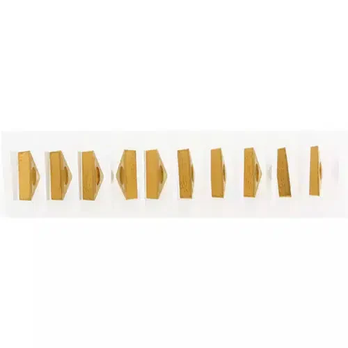 Grizzly T21588 - 60 TiN Coated Carbide Inserts w/ Chip Breaker - TCMT-21.51, 10 Pack - Ysert