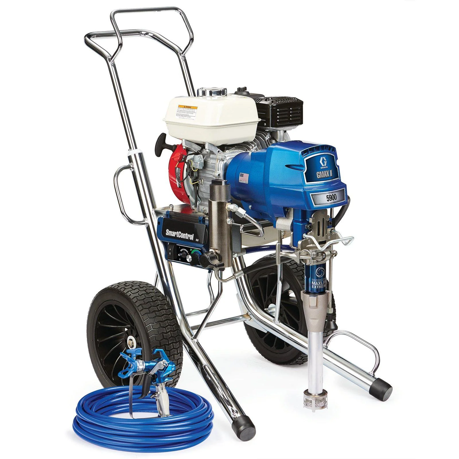 Graco GMAX II 5900 IronMan Series 3300 @ 1.60 GPM Gas Airless Sprayer - Hi-Boy - Ysert