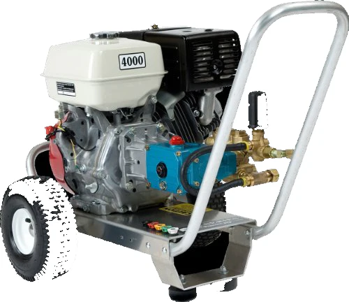 Pressure-Pro Eagle II 4000 PSI @ 4.0 GPM CAT Pump Direct Drive Gas Honda Engine Cold Water Pressure Washer - Cart - Ysert