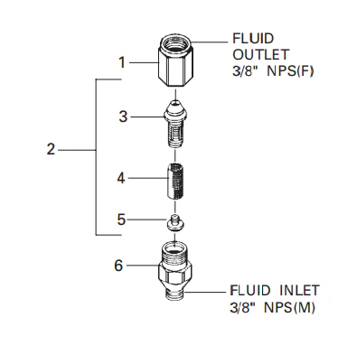 Devilbiss VS-441 Strainer & Support - Ysert