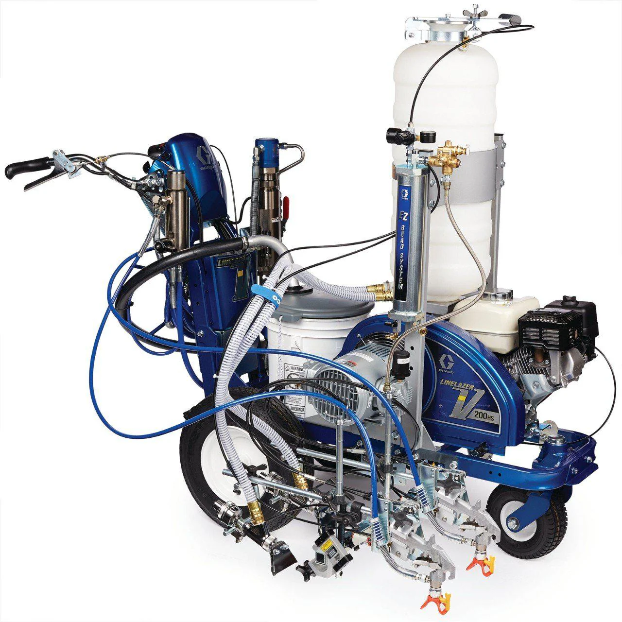 Graco LineLazer V 200HS HP Reflective Series Gas Hydraulic Airless Line Striper - 2 Auto Guns - Ysert