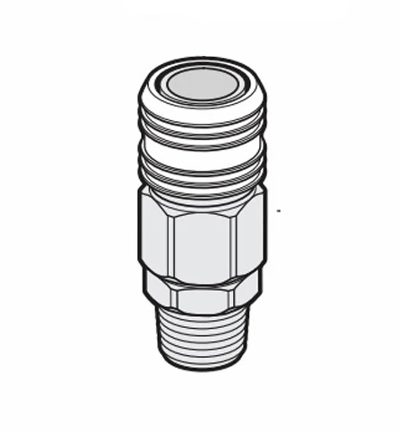 Allegro 12 Plug, Obac Brass, 970072A - Ysert