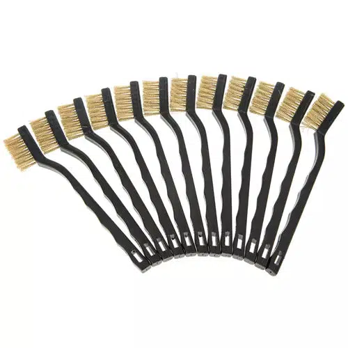 Steelex D2481 - 12 pc. Brush Sets - Brass - Ysert