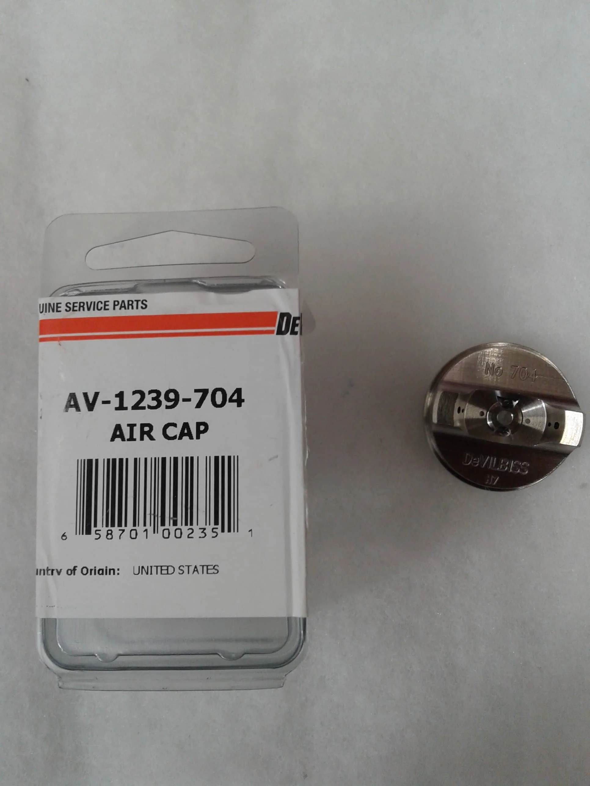 Devilbiss  Air Cap Less Ring #704 - Ysert