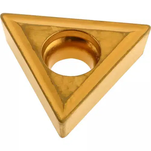 Grizzly G6706 - 60 TiN Coated Carbide Insert w/ Chip Breaker - TCMT-32.51 - Ysert