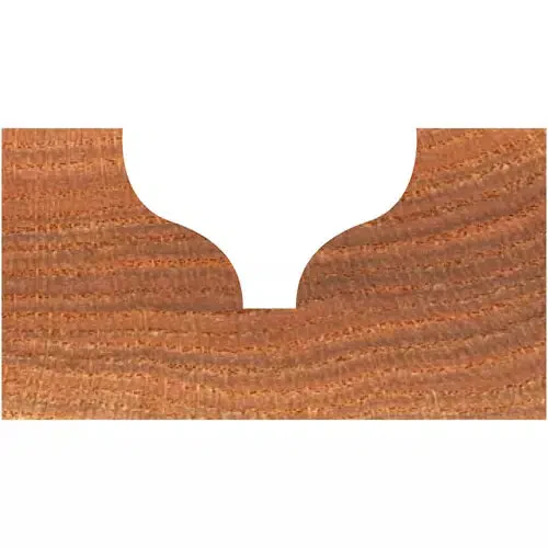 Roman Carbide DC1632 - Ogee Plunge Cut 1/4