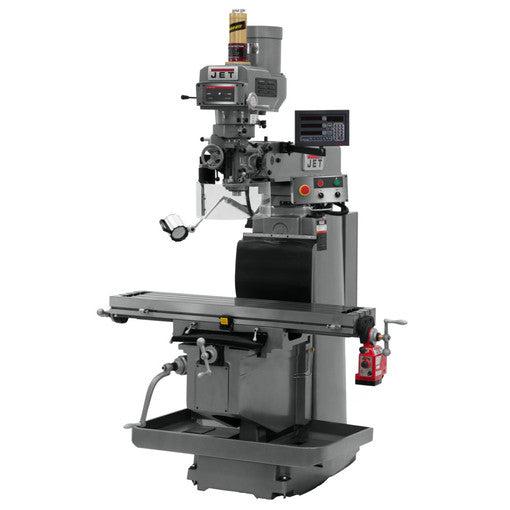 Jet Tools - JTM-1254VS With  ACU-RITE   203 3X (Q) DRO,  X Powerfeed & Air Power Drawbar - Ysert