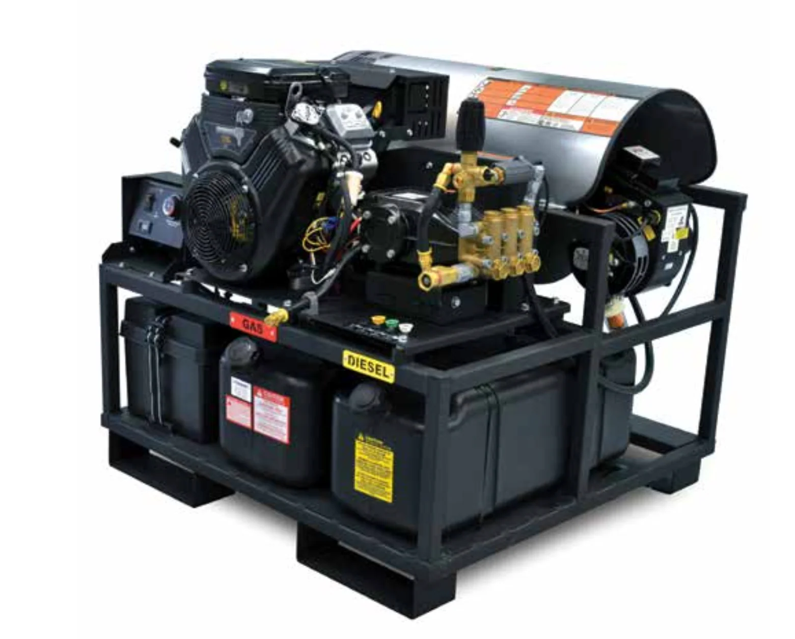 Karcher LFT Skid 8.0/30 8.0 GPM @ 3000 PSI Belt Drive 25HP Kärcher V-twin Engine Hot Water Pressure Washer - Ysert